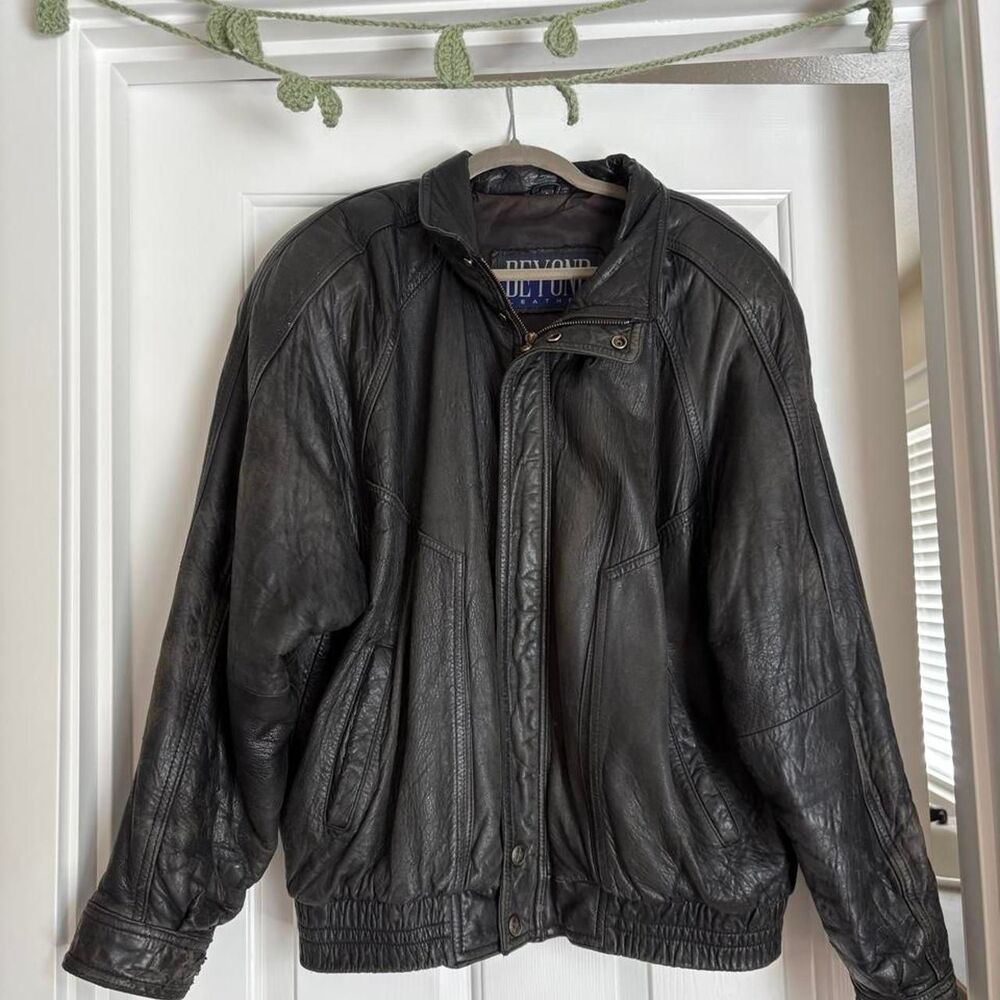 Unbranded Men's Black and Brown Jacket